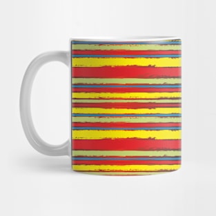 Rainbow lines Mug